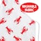 Beistle Red & White Crawfish Fabric Novelty Apron